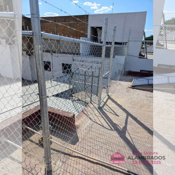 Alambrados para Azoteas con Puerta y Púas para Protección en Colonia San Marcos