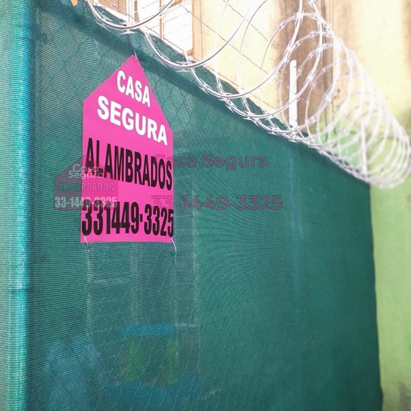 Venta de Malla Sombra con Malla Ciclónica con Espiral de Navajas en Belenes 