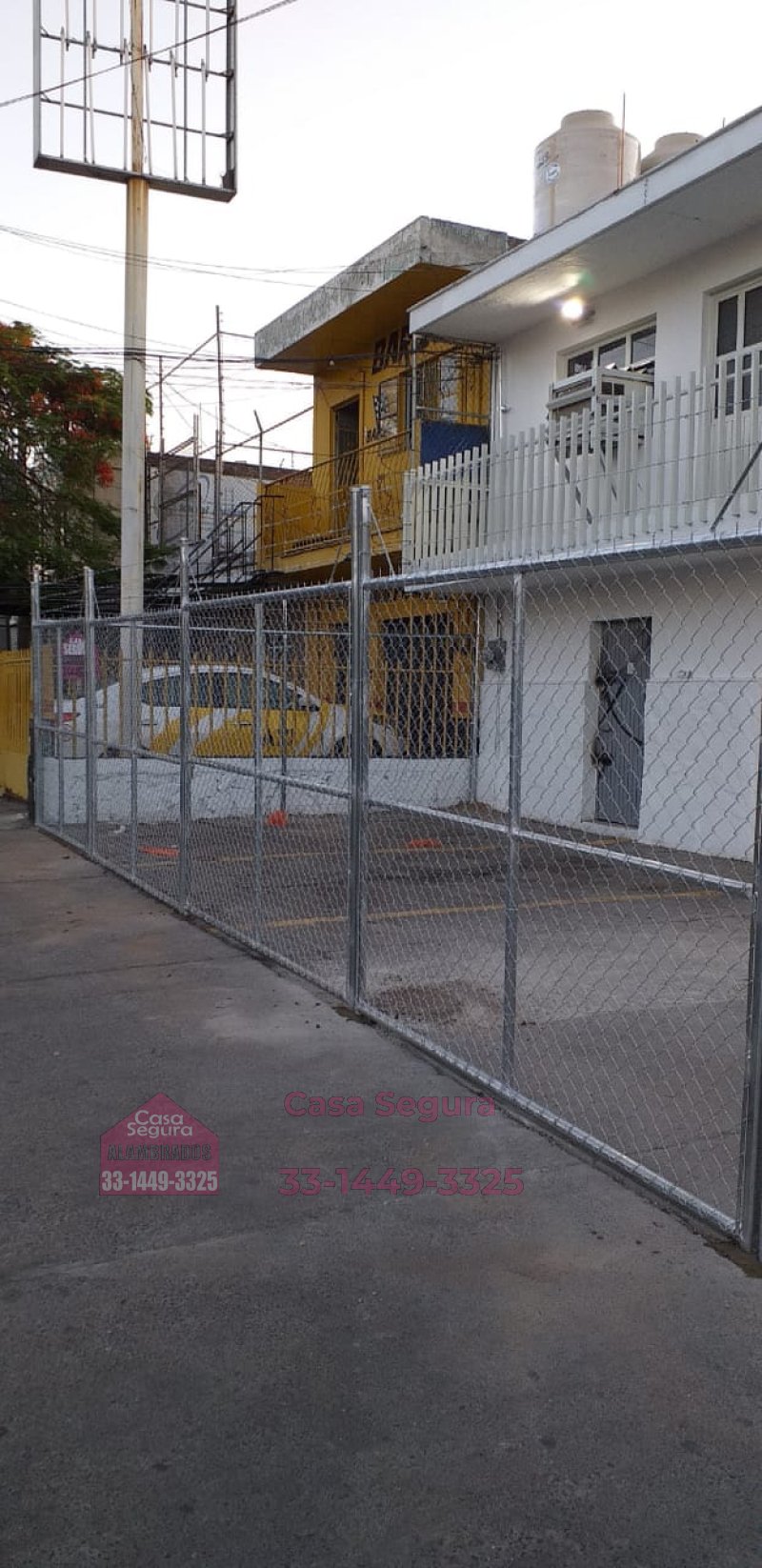 Bastidores para Separación de Cocheras y Taller Alambrado en Colonia 8 de Julio