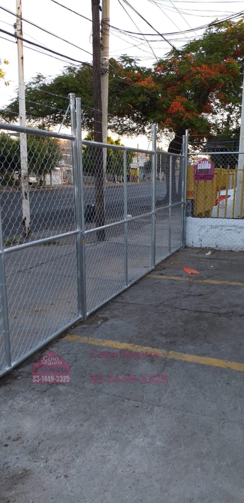 Bastidores de Malla Ciclónica en Zapopan-ALAMBRADOS CASA SEGURA