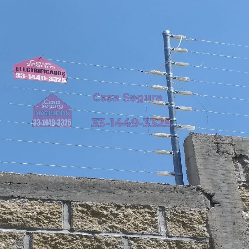 Electrificados Sobre Muros y Azoteas por Seguridad de Todos Coto Rancho Contento