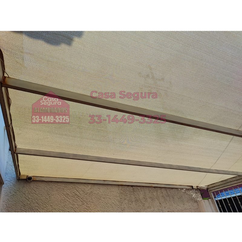 Toldos de Malla Sombra Color Beige en Puerto Vallarta Col El Pitillal